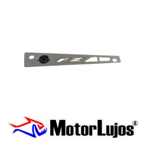 Lateral Guardacadena Cromo   "FZ-S 2.0" + 3D NEGRO