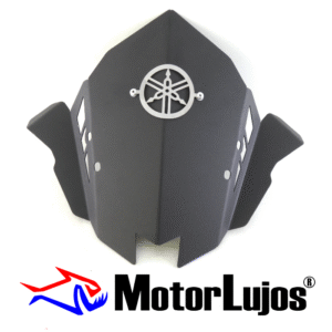 Cupula Negro "FZ25"  + 3D CROMO + Base