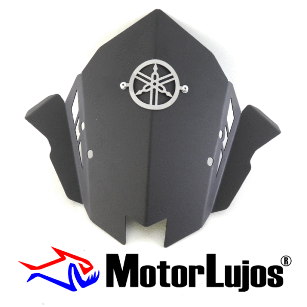Cupula Negro "FZ25"  + 3D CROMO + Base