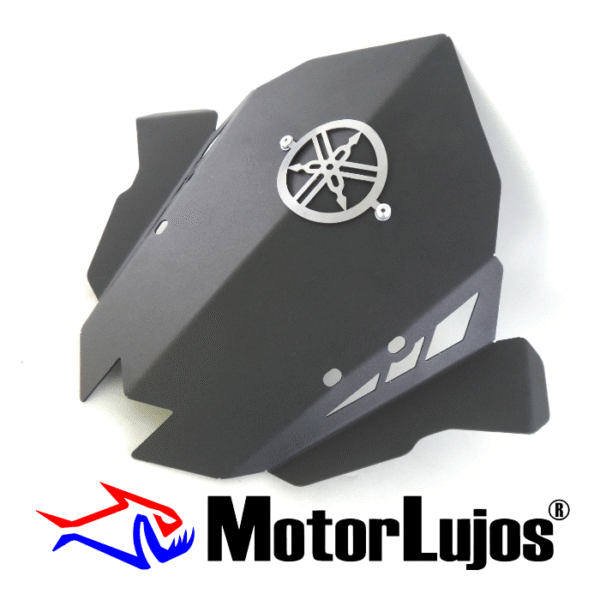 Cupula Negro "FZ25"  + 3D CROMO + Base - Imagen 2