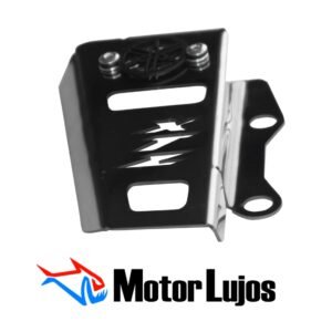Cubre Piston Cromo "XTZ 250" + 3D NEGRO