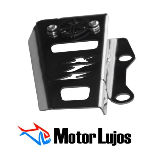Cubre Piston Cromo "XTZ 250" + 3D NEGRO