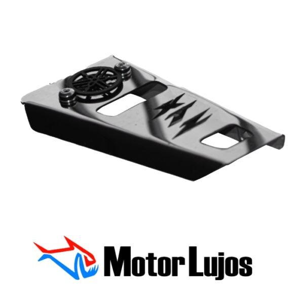 Cubre Piston Cromo "XTZ 250" + 3D NEGRO - Imagen 2