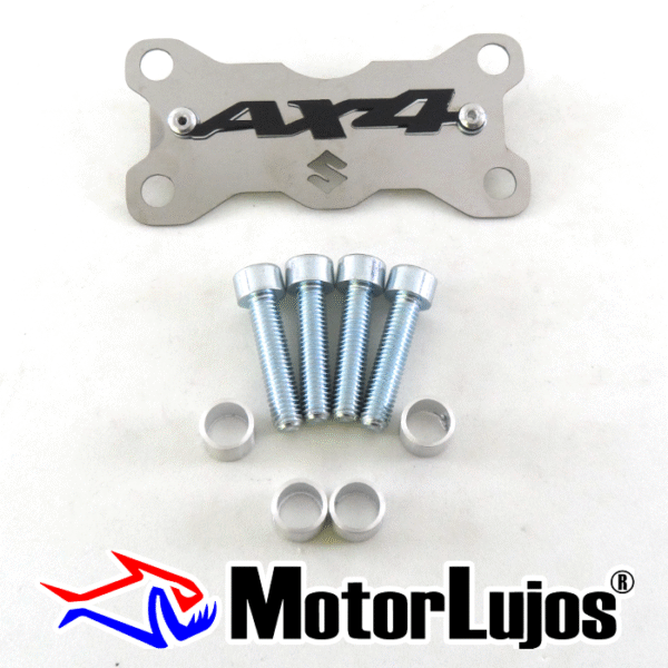 P. Acutrax Cromo "AX4"  + BUJE Y TORNILLO + 3D NEGRO