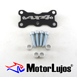 P. Acutrax Negro "AX4"+ BUJE Y TORNILLO   + 3D CROMO