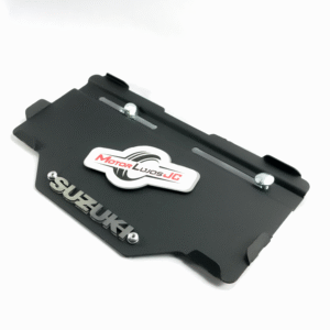 Portaplaca Negro "SUZUKI " CL-20 + TORNI   + 3D CROMO