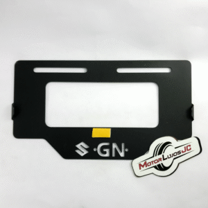 Portaplaca Negro "GN"