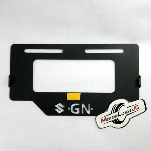 Portaplaca Negro "GN"