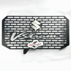 P. Radiador Negro "VSTROM"   + 3D CROMO