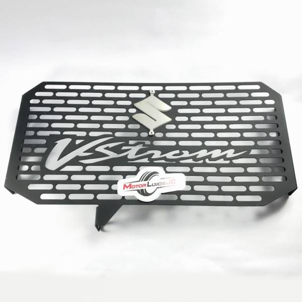 P. Radiador Negro "VSTROM"   + 3D CROMO - Imagen 2