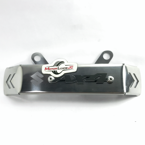 Frontal Inferior Farola Cromo"AX4" + 3D NEGRO