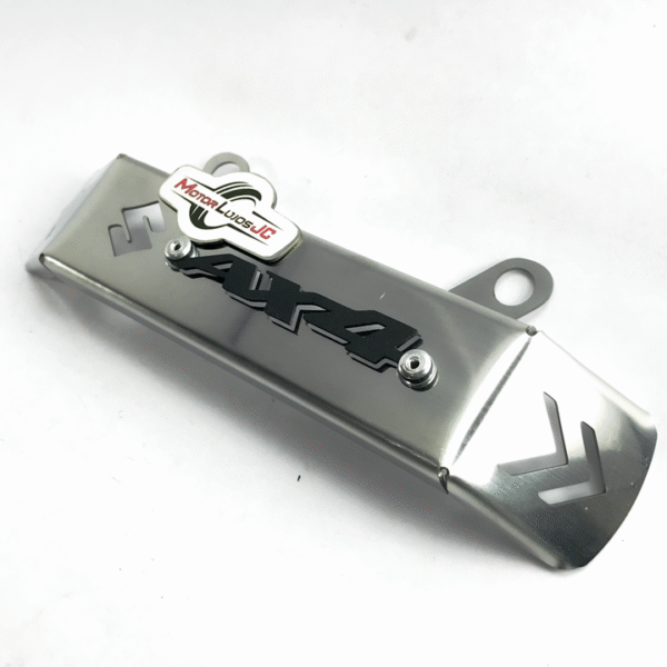 Frontal Inferior Farola Cromo"AX4" + 3D NEGRO - Imagen 3