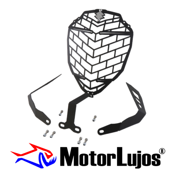 P. Farola Negro "GIXXER" NAKED + 3D CROMO - Imagen 2