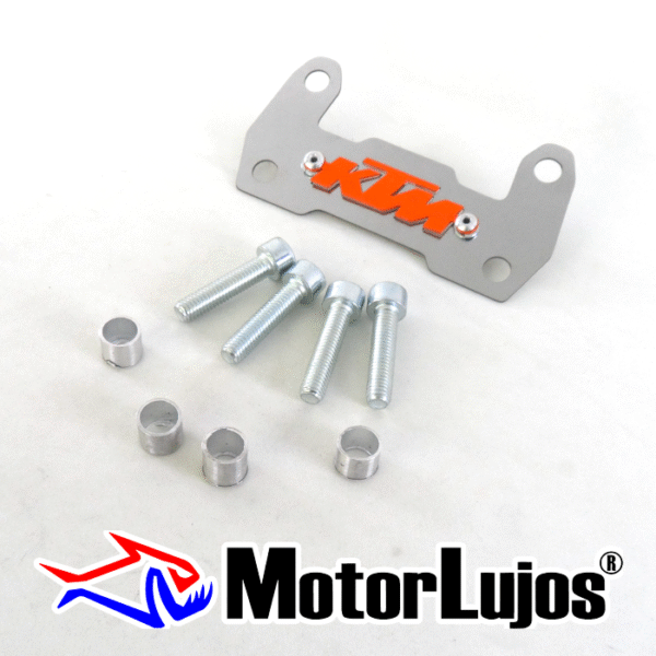 P. Acutrax Cromo "KTM" + BUJE Y TORNILLO + 3D NARANJA - Imagen 2