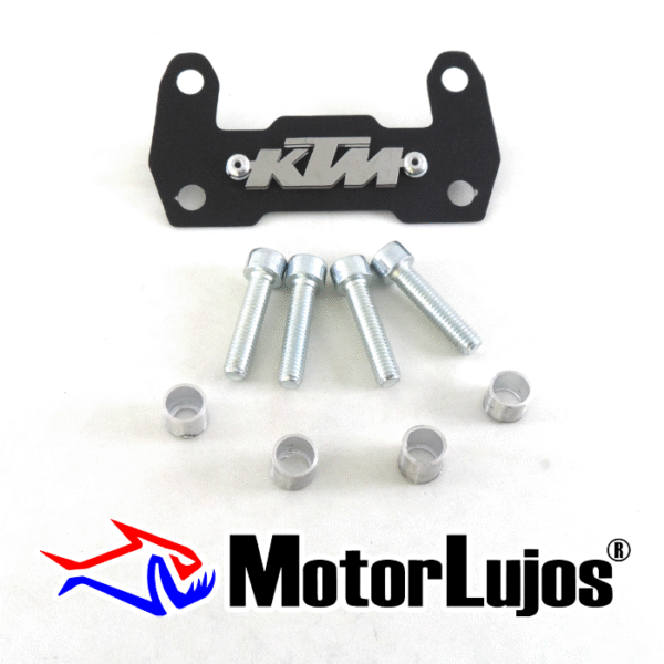 P. Acutrax Negro "KTM"+ BUJE Y TORNILLO + 3D CROMO