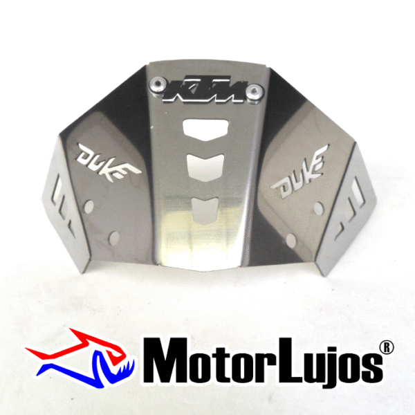 Cupula Cromo "KTM" + 3D NEGRO