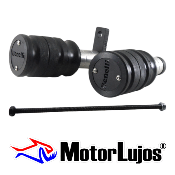 Juego Slider  De Motor Negro "BENELLI 150" - Imagen 2