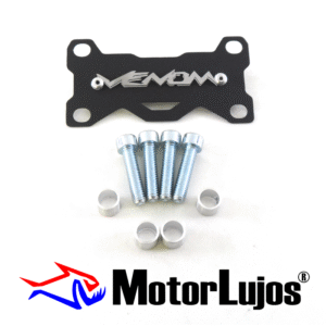 P. Acutrax Negro "VENOM 250"  + BUJE Y TORNILLO + 3D CROMO