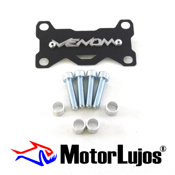 P. Acutrax Negro "VENOM 250"  + BUJE Y TORNILLO + 3D CROMO