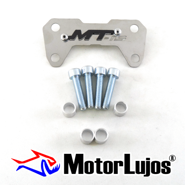 P. Acutrax Cromo "MT-15"  + BUJE Y TORNILLO + 3D NEGRO