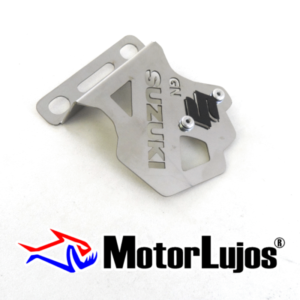 P. Caliper Cromo "GN 125" + 3D NEGRO - Imagen 2