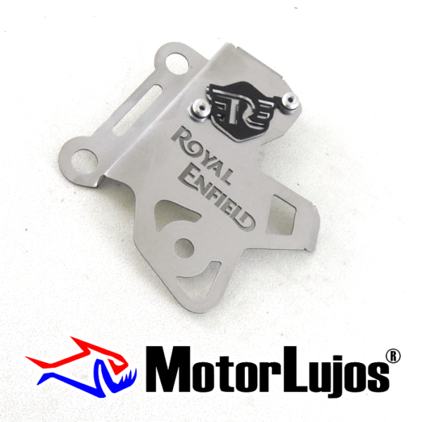 P. Caliper Cromo "ROYAL ENFIELD" + 3D NEGRO - Imagen 2