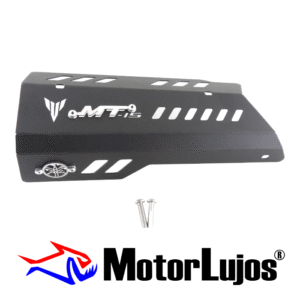 P. Exosto Negro "MT-15"   + 2 LOGOS 3D CROMO