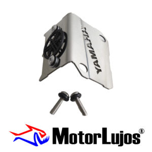 P.B. Freno Delantero Cromo  "YAMAHA" Diagonal + 3D NEGRO