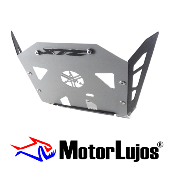 Pechera GRIS "XTZ 125" + 3D NEGRO + LATERALES NEGRAS - Imagen 2