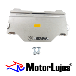 Portaplaca Cromo  "BMW" CL-20 + TORNI + 3D NEGRO