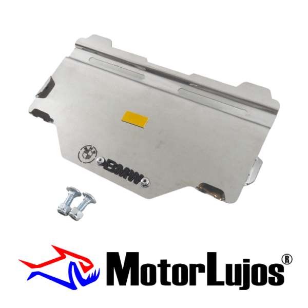 Portaplaca Cromo  "BMW" CL-20 + TORNI + 3D NEGRO - Imagen 2
