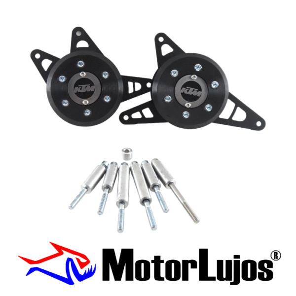 Juego Slider Carcasa Motor Cromo "DUKE"