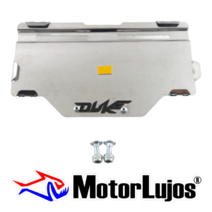 Portaplaca Cromo  "DUKE" CL-20 + TORNI  + 3D NEGRO