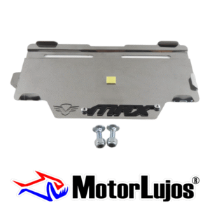 Portaplaca Cromo "MRX CL-20 + TORNI + 3D Negro