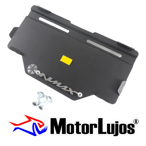 Portaplaca Negro "NMAX" CL-20 + TORNI + 3D CROMO - Imagen 2