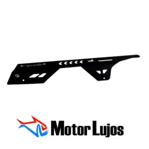 P. Guardacadena Negro "ROYAL ENFIELD HUNTER 350 "+ 3D CROMO