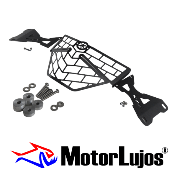 P. Farola Negro "XTZ 250 v3" + 3D CROMO - Imagen 2