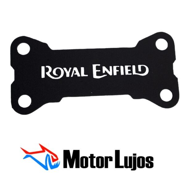 P. Acutrax Negro "ROYAL ENFIELD HUNTER 350"+ BUJE Y TORNILLO + 3D CROMO