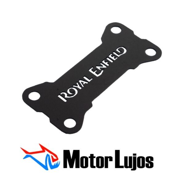 P. Acutrax Negro "ROYAL ENFIELD HUNTER 350"+ BUJE Y TORNILLO + 3D CROMO - Imagen 2