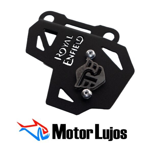 P. Caliper Negro "ROYAL ENFIELD HUNTER 350"  + 3D CROMO - Imagen 2