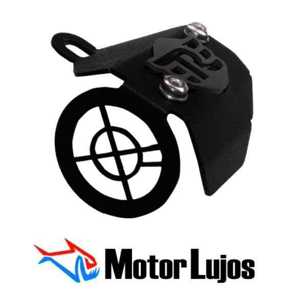P.B. Freno Trasero Negro"HUNTER 350" + 3D CROMO - Imagen 2