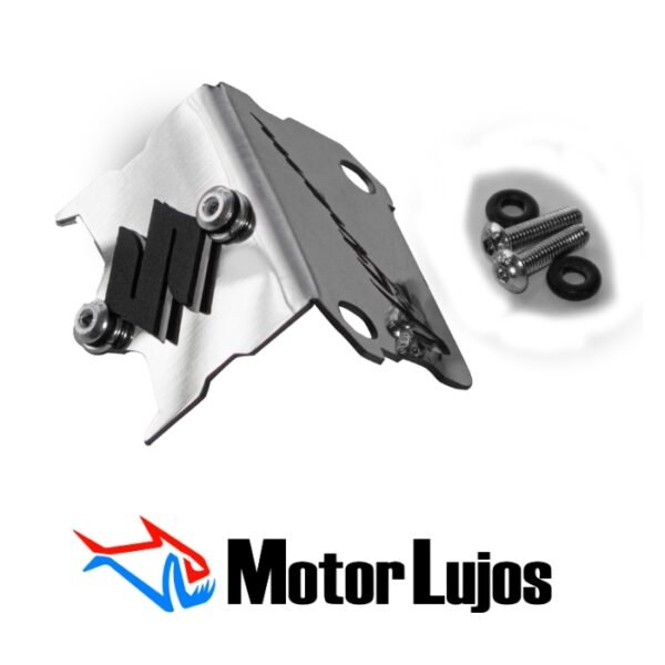 P.B. Freno Delantero Cromo  "VSTROM -250" + 3D NEGRO DIAGONAL