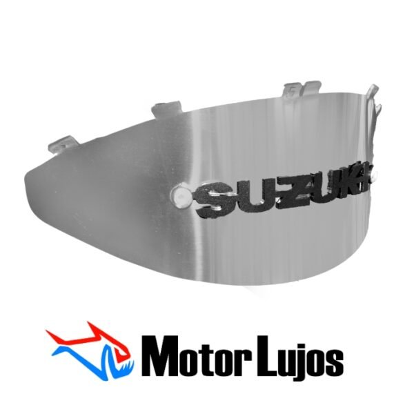Cachucha Farola Cromo "Suzuki AX4 - GN 125" + 3D NEGRO