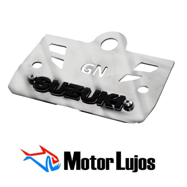 Antimartilleo Cromo "GN 125" + 3D NEGRO - Imagen 2