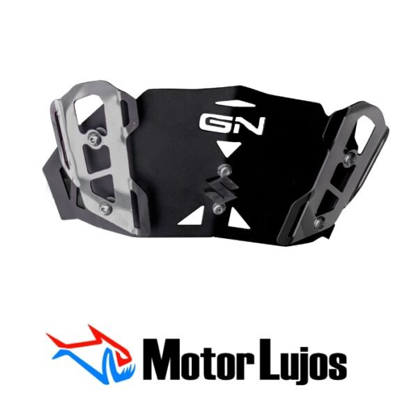Cupula Negro "GN 125" + 3D CROMO X Aletas Peq