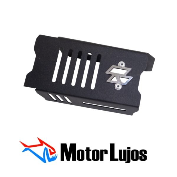 Lujo Delantero Exosto Negro "XPULSE 200-4V"+ 3D CROMO