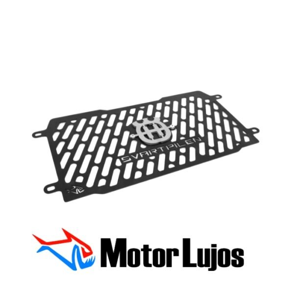 P. Radiador Negro "HUSQVARNA 401 2024" + 3D CROMO - Imagen 2