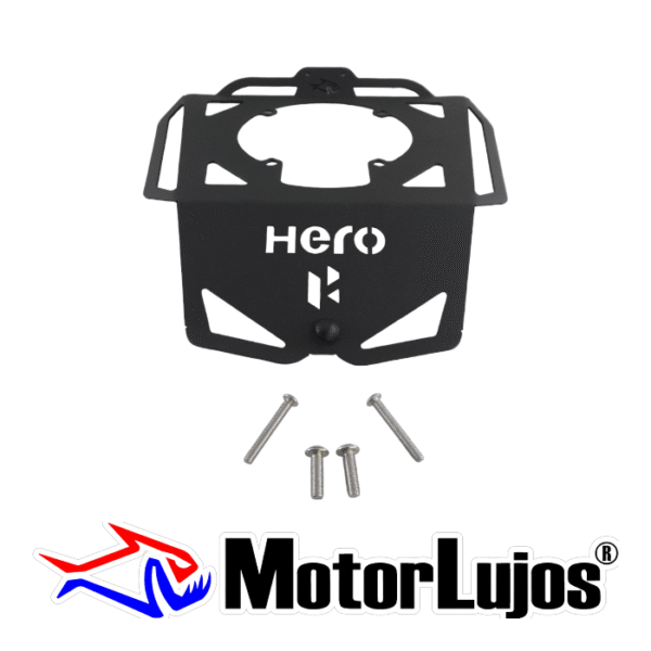 Base Negra Tank Bag "XPULSE 200 - HUNK 190" + Tornillos