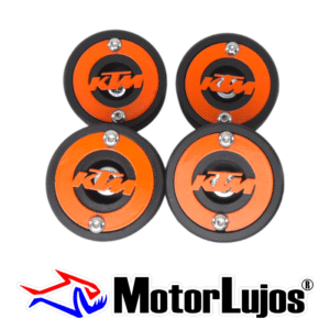 Juego Slider De Eje Naranja x2 Varilla  "KTM "  Delantero + Tor
