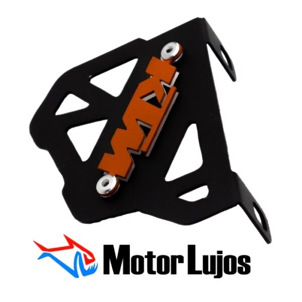 P. Caliper Negro "KTM 390 V3" + 3D NARANJA - Imagen 2